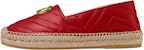 (Women) Gucci Leather GG 'Red Fisherman Shoes' 551890-BKO00-6433
