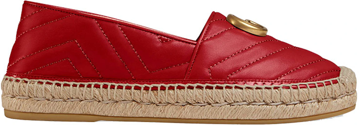 (W) Chaussures de Pêcheur Gucci en Cuir GG ''Rouge''. 551890-BKO00-6433 Order (W) Chaussures de Pêcheur Gucci en Cuir GG ''Rouge''. 551890-BKO00-6433