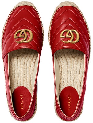 GUCCI 古馳 雙G皮革 女款 漁夫鞋 紅色 Shop GUCCI 古馳 雙G皮革 女款 漁夫鞋 紅色