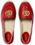 Shop (Women) Gucci Leather GG 'Red Fisherman Shoes' 551890-BKO00-6433