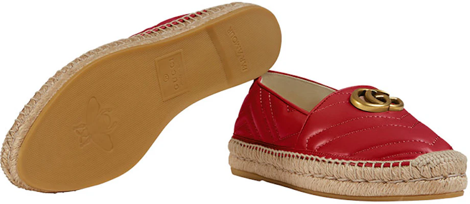 (W) Chaussures de Pêcheur Gucci en Cuir GG ''Rouge''. 551890-BKO00-6433 Purchase (W) Chaussures de Pêcheur Gucci en Cuir GG ''Rouge''. 551890-BKO00-6433