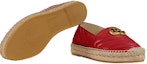 Purchase (Women) Gucci Leather GG 'Red Fisherman Shoes' 551890-BKO00-6433