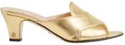 Order (Women) Gucci Leather GG High-Heel Slide 'Gold' 656382-B8B00-8009