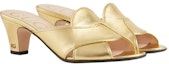 Lookbook (Women) Gucci Leather GG High-Heel Slide 'Gold' 656382-B8B00-8009