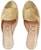 (Women) Gucci Leather GG High-Heel Slide 'Gold' 656382-B8B00-8009