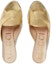 Shop (Women) Gucci Leather GG High-Heel Slide 'Gold' 656382-B8B00-8009