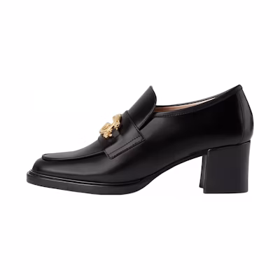 (W) Gucci Leather GG Loafer 'Black'