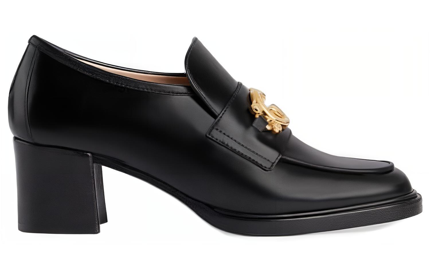 Order (W) Mocassini Gucci in Pelle GG ''Nero'' ‎719846-10R60-1000