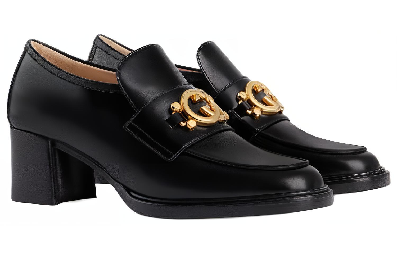 Lookbook (W) Mocassini Gucci in Pelle GG ''Nero'' ‎719846-10R60-1000
