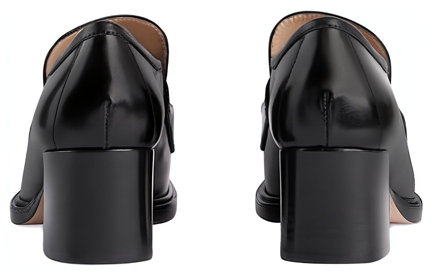 Purchase (W) Mocassini Gucci in Pelle GG ''Nero'' ‎719846-10R60-1000