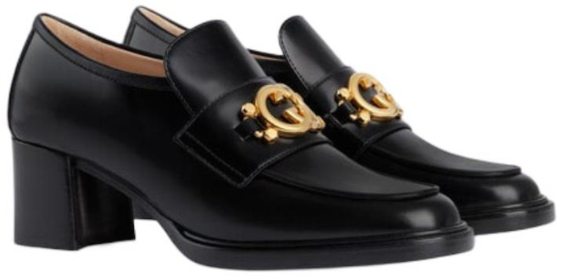 GUCCI古馳 皮革 雙G圓頭方跟樂福鞋 女款 黑色 Order GUCCI古馳 皮革 雙G圓頭方跟樂福鞋 女款 黑色