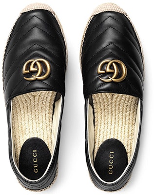 (W) Gucci Sepatu Platform Kulit GG 'Hitam' 551884-KO00-1000 Lookbook (W) Gucci Sepatu Platform Kulit GG 'Hitam' 551884-KO00-1000