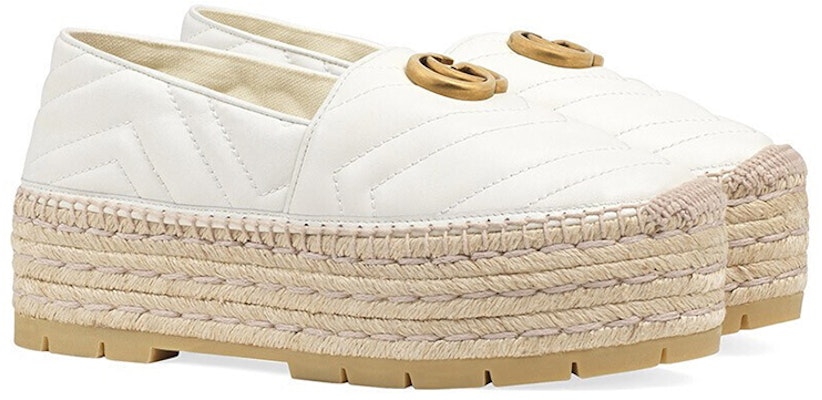 (Women) Gucci Leather GG Platform 'White' 551884-KO00-9014 Order (Women) Gucci Leather GG Platform 'White' 551884-KO00-9014