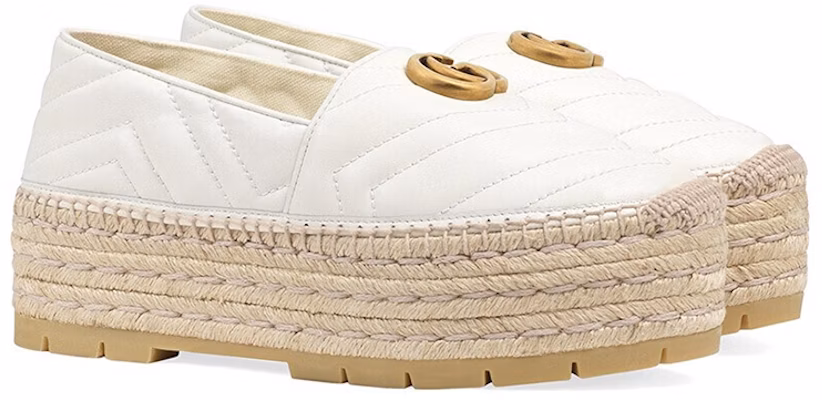 (W) Gucci Kulit GG Platform 'Putih' 551884-KO00-9014 Order (W) Gucci Kulit GG Platform 'Putih' 551884-KO00-9014