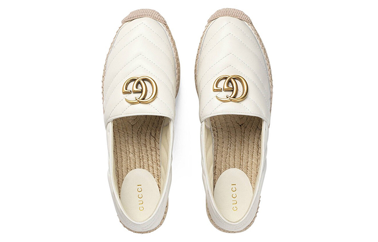 Lookbook (W) Gucci 皮革GG平台 '白色' 551884-KO00-9014