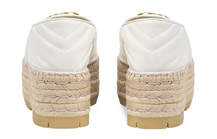 Shop (W) Gucci 皮革GG平台 '白色' 551884-KO00-9014