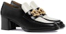 (Women) Gucci Leather GG Slip-On Loafer 'Black Block Heel' 724230-AABCO-1167
