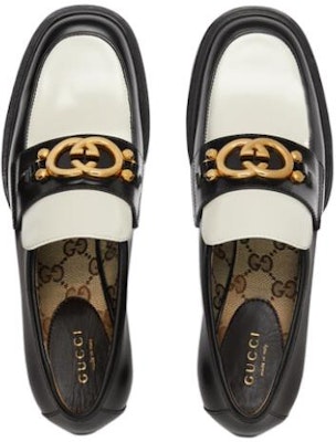 (Women) Gucci Leather GG Slip-On Loafer 'Black Block Heel' 724230-AABCO-1167 Lookbook (Women) Gucci Leather GG Slip-On Loafer 'Black Block Heel' 724230-AABCO-1167