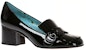 (Women) Gucci Leather GG Tassel High Heels 'Black' 474510-BNC00-1000