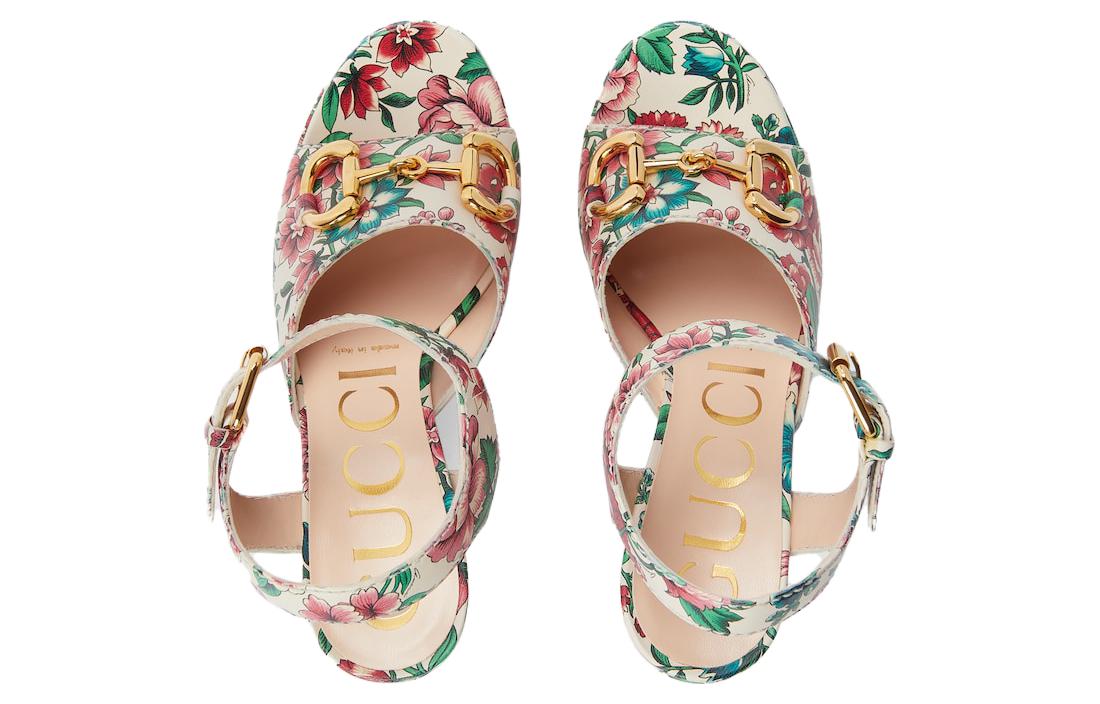 Lookbook (W) Gucci Tacones de Cuero 4.5cm 'Floral' 746391-AAB0B-8464