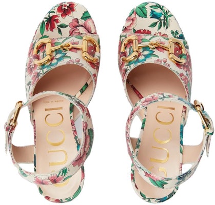 (Women) Gucci Leather High-Heel 4.5cm 'Floral' 746391-AAB0B-8464 Lookbook (Women) Gucci Leather High-Heel 4.5cm 'Floral' 746391-AAB0B-8464