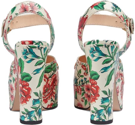(Women) Gucci Leather High-Heel 4.5cm 'Floral' 746391-AAB0B-8464 Shop (Women) Gucci Leather High-Heel 4.5cm 'Floral' 746391-AAB0B-8464