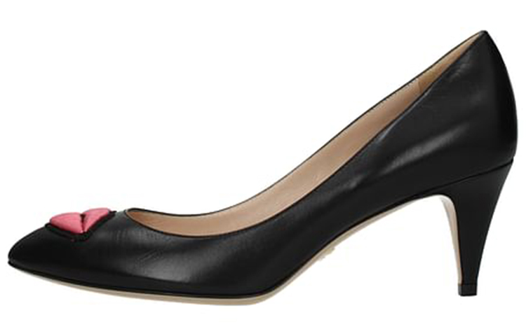 (Women) Gucci Leather High-Heel 'Black' 435422-C9D00-1000