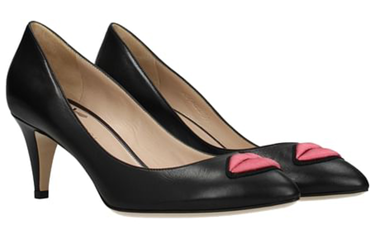 Order (Women) Gucci Leather High-Heel 'Black' 435422-C9D00-1000