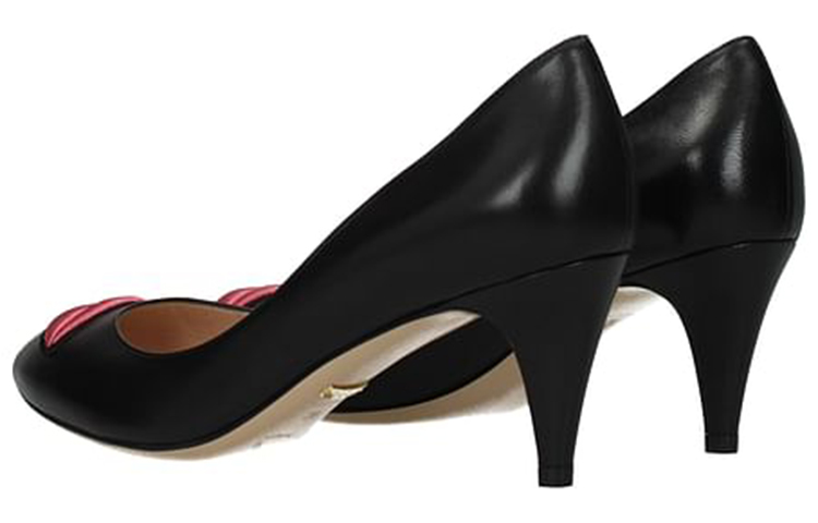 Lookbook (Women) Gucci Leather High-Heel 'Black' 435422-C9D00-1000