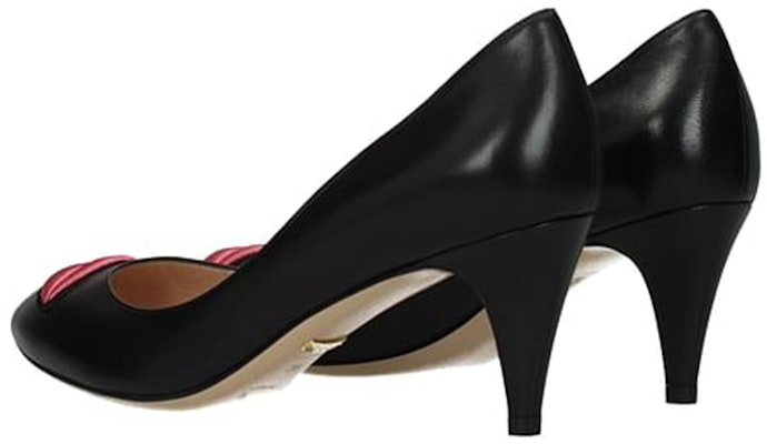 (Women) Gucci Leather High-Heel 'Black' 435422-C9D00-1000 Lookbook (Women) Gucci Leather High-Heel 'Black' 435422-C9D00-1000