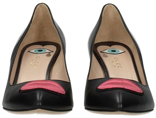 (Women) Gucci Leather High-Heel 'Black' 435422-C9D00-1000 Shop (Women) Gucci Leather High-Heel 'Black' 435422-C9D00-1000