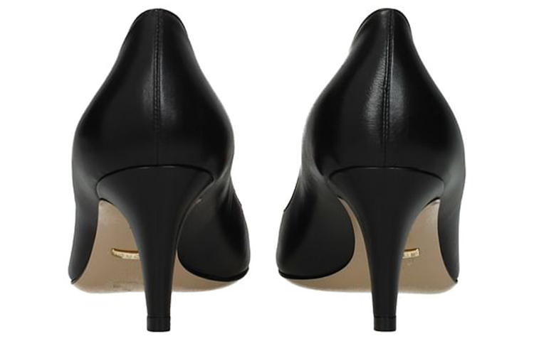 Purchase (Women) Gucci Leather High-Heel 'Black' 435422-C9D00-1000