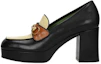 Buy (Women) Gucci Leather High-Heel 'Black Beige' 572228-0G0W0-1066