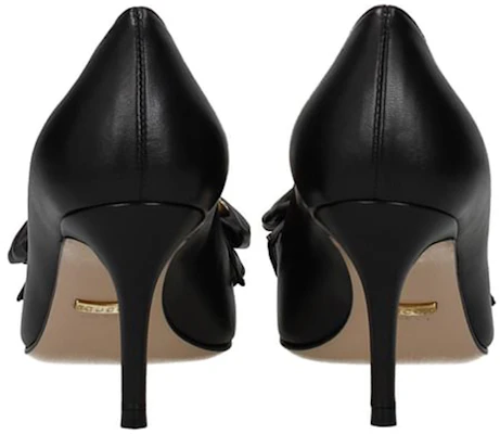 (Women) Gucci Leather High-Heel 'Black Fashion' 496641-BKO001-000 Purchase (Women) Gucci Leather High-Heel 'Black Fashion' 496641-BKO001-000