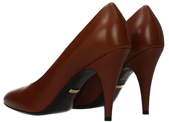 (Women) Gucci Leather High-Heel 'Brown' 589769-C9D00-2829 Lookbook (Women) Gucci Leather High-Heel 'Brown' 589769-C9D00-2829