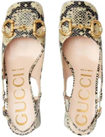 Shop (Women) Gucci Leather High-Heel Pumps 'Horsebit Yellow Black' 643892-19Y00-9719