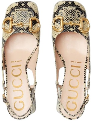(Women) Gucci Leather High-Heel Pumps 'Horsebit Yellow Black' 643892-19Y00-9719 Shop (Women) Gucci Leather High-Heel Pumps 'Horsebit Yellow Black' 643892-19Y00-9719