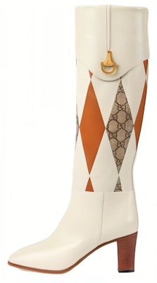 (Women) Gucci Leather High-Heel Round-Toe Boots 'White' 718566-AAA4A-9049 Buy (Women) Gucci Leather High-Heel Round-Toe Boots 'White' 718566-AAA4A-9049