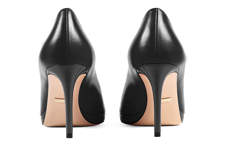 Purchase (W) Gucci Leren High-Heel Slide ''Fashion'' 408214-C9D00-1000