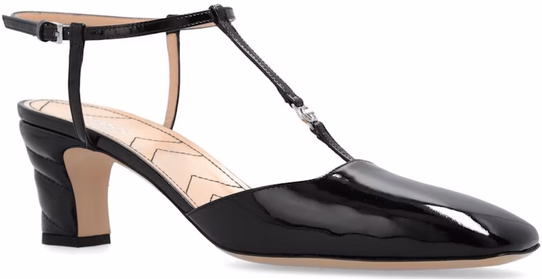 (Women) Gucci Leather High-Heels 'Black Buckle Fashion' 723446-BNC00-1000 Lookbook (Women) Gucci Leather High-Heels 'Black Buckle Fashion' 723446-BNC00-1000