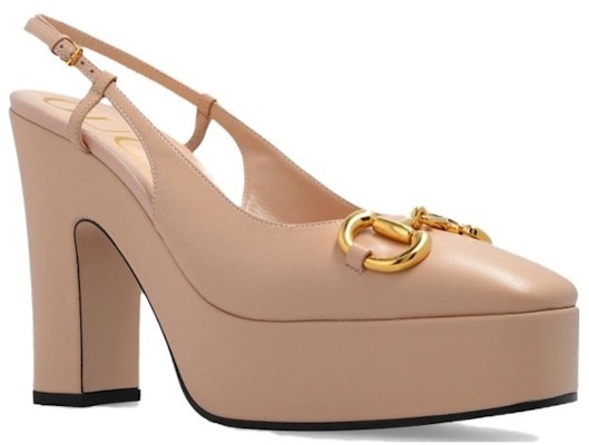 (Women) Gucci Leather High-Heels 'Brown Buckle' 723837-BKO00-6705 Order (Women) Gucci Leather High-Heels 'Brown Buckle' 723837-BKO00-6705
