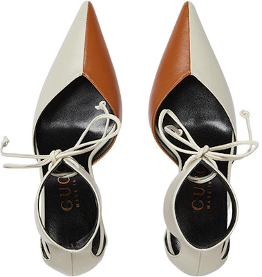 (W) Sepatu Hak Tinggi Gucci dengan Strap Pergelangan Kaki Abu Coklat 715146-BKO60-9057 Order (W) Sepatu Hak Tinggi Gucci dengan Strap Pergelangan Kaki Abu Coklat 715146-BKO60-9057