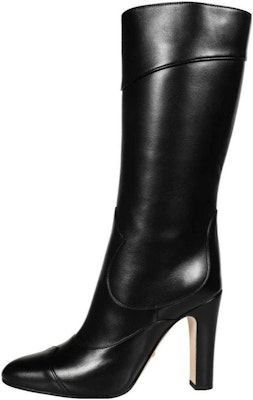 (Women) Gucci Leather High-Top 'Black' 699416-BKO00-1000 Buy (Women) Gucci Leather High-Top 'Black' 699416-BKO00-1000