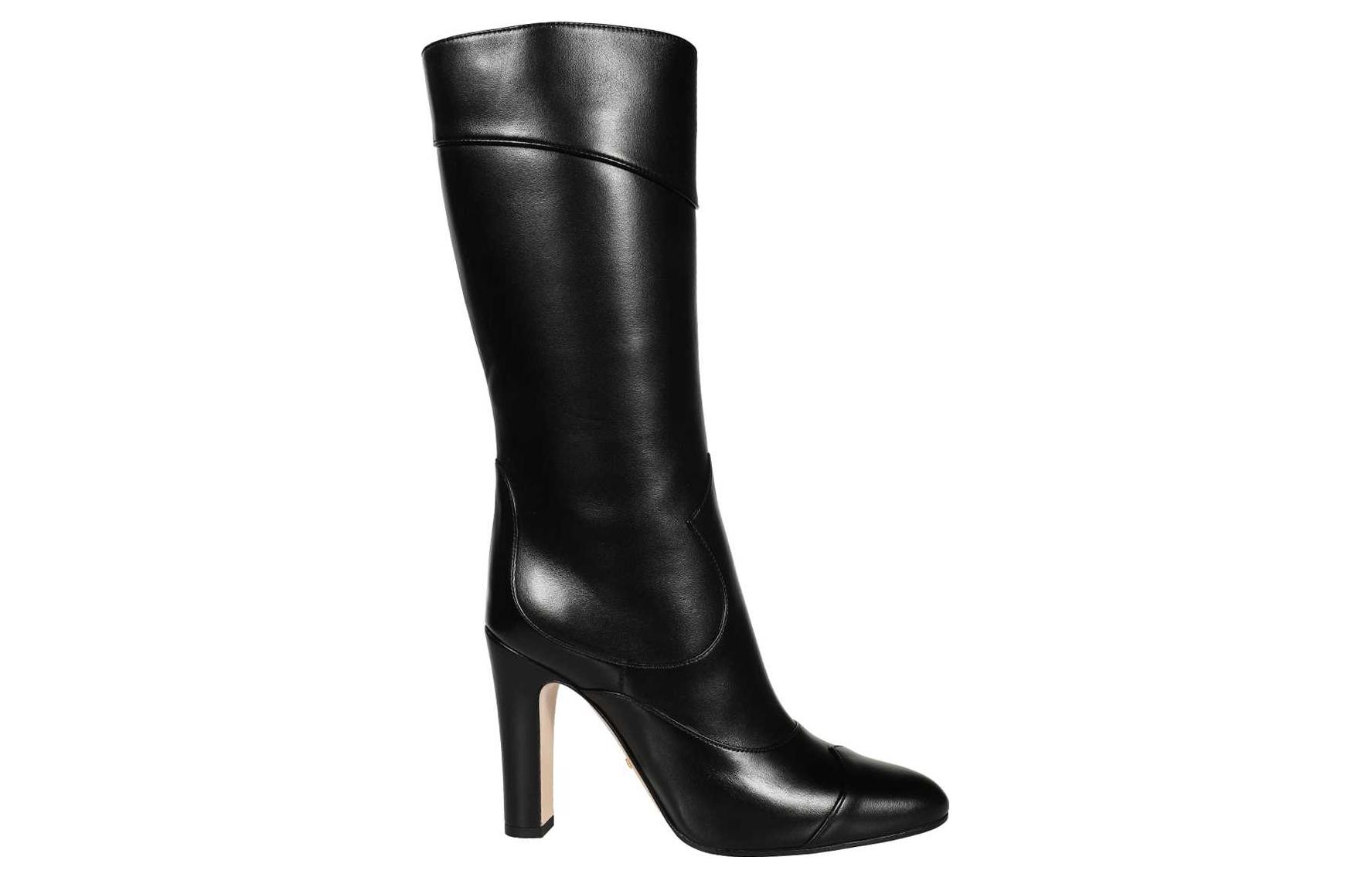 Order (Women) Gucci Leather High-Top 'Black' 699416-BKO00-1000