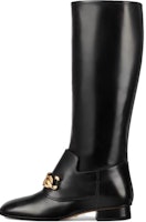 Buy (Women) Gucci Leather High-Top Boot 'Black Comfort Fashion' 756398-DS800-1000