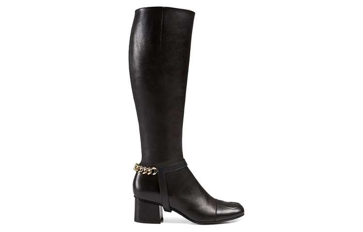 Order (W) Bota Alta de Cuero Gucci 'Moda Negra' 388453-AEMP0-1000