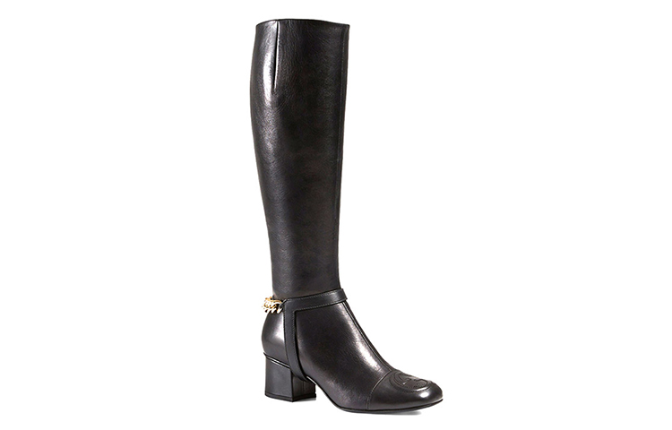 Lookbook (W) Bota Alta de Cuero Gucci 'Moda Negra' 388453-AEMP0-1000