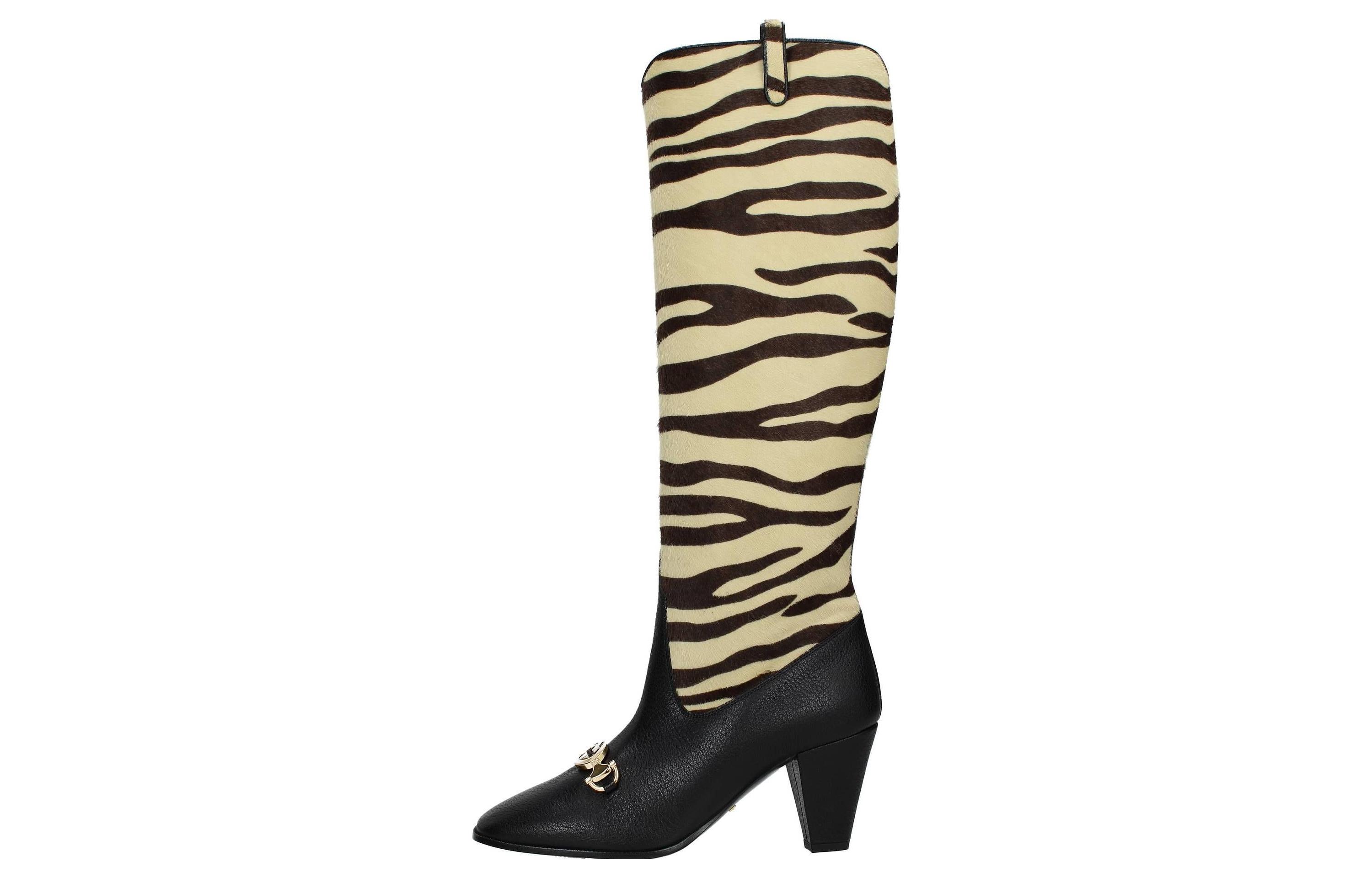 (Women) Gucci Leather High-Top Boot 'Tan Brown' 577651-1CZ20-8560