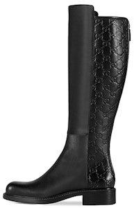 (W) Botas Altas de Cuero Gucci 'Moda Negra' 408211-A9L20-1000 Buy (W) Botas Altas de Cuero Gucci 'Moda Negra' 408211-A9L20-1000