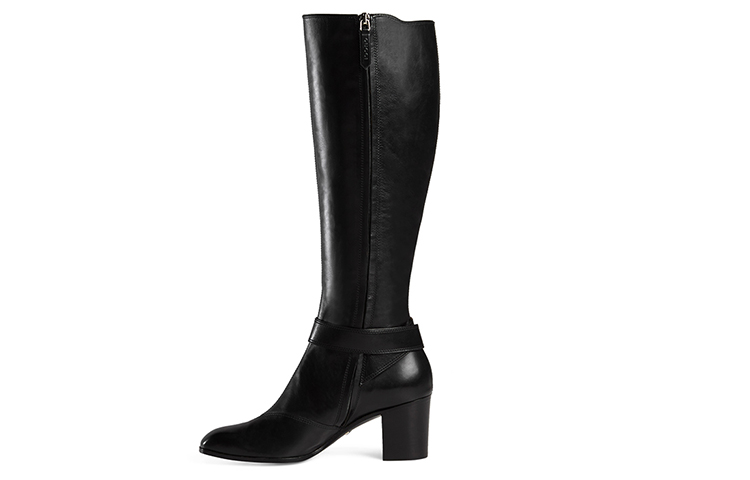 (Women) Gucci Leather High-Top Boots 'Black Fashion' 430433-AFE00-1000